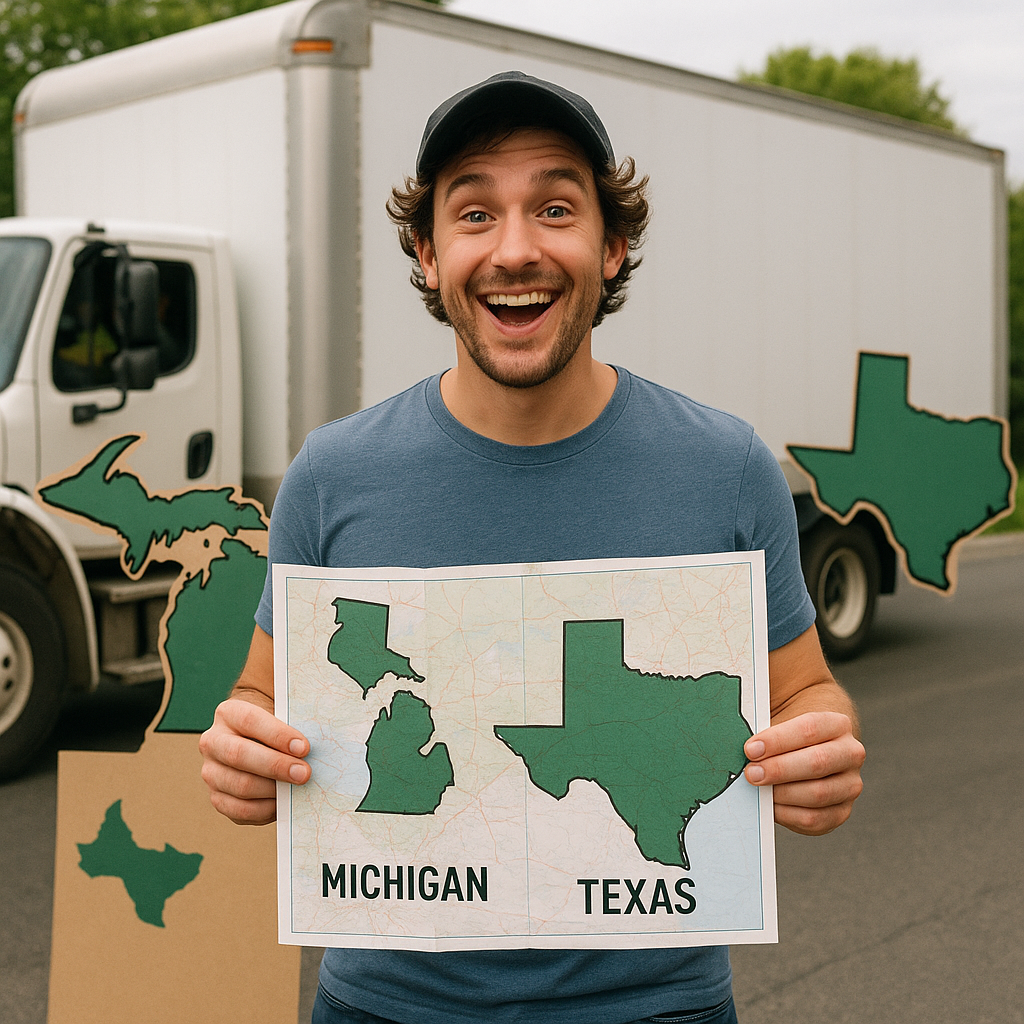 Michigan to Texas